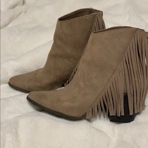 Candie’s Faux Suede Booties